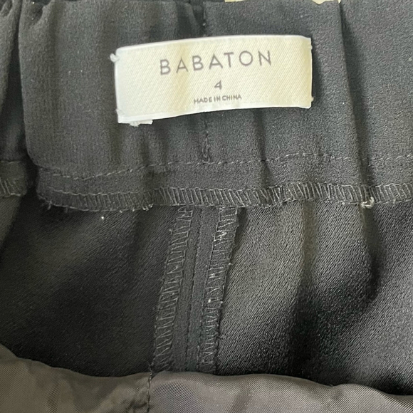 Aritzia Babaton Black Conan Pants Size 4 - Picture 12 of 12